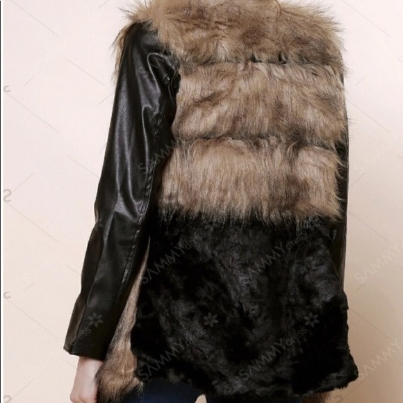 Faux fur jacket - Picture 3 of 4